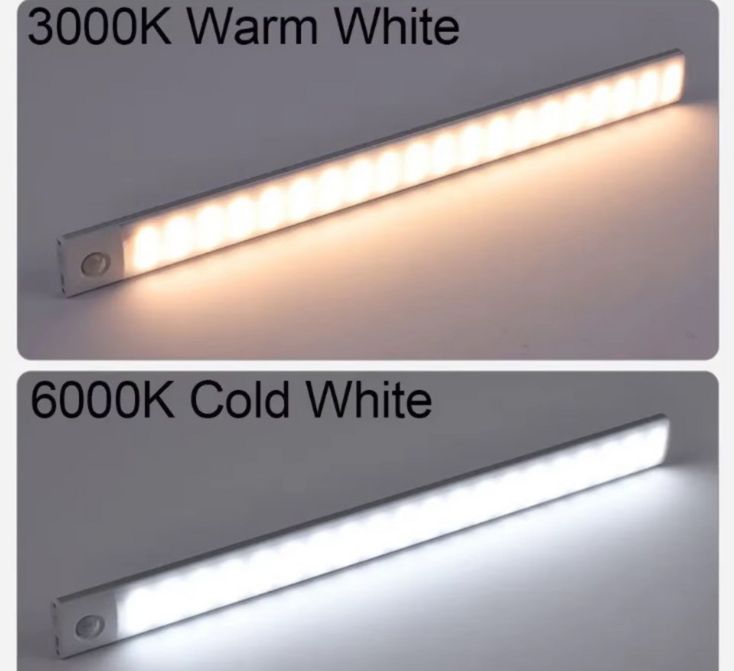 Luz LED magnética con sensores de movimiento