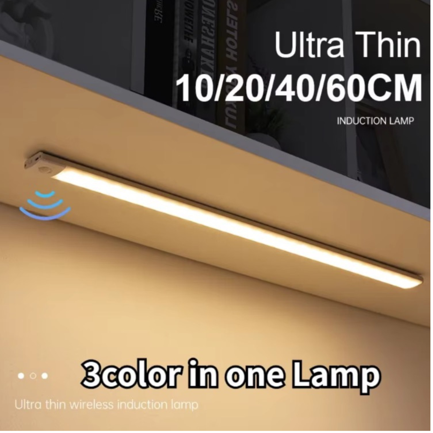 Luz LED magnética con sensores de movimiento
